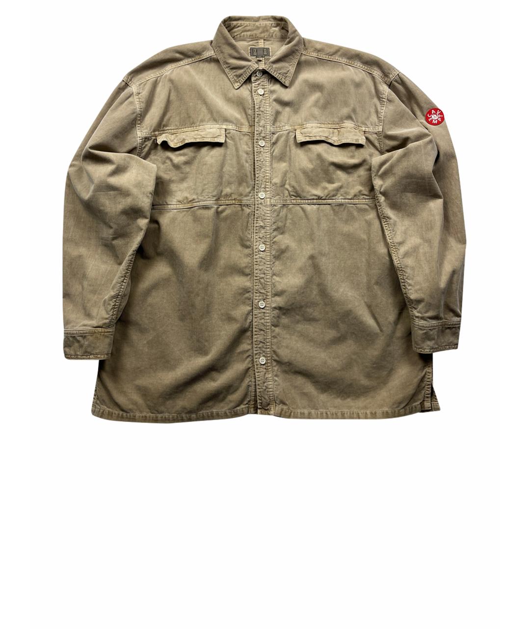 CAV EMPT Бежевая хлопковая кэжуал рубашка, фото 1