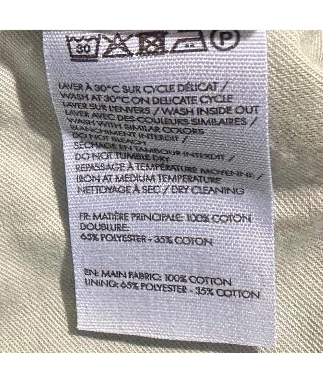 JACQUEMUS Голубые хлопковые прямые джинсы, фото 5