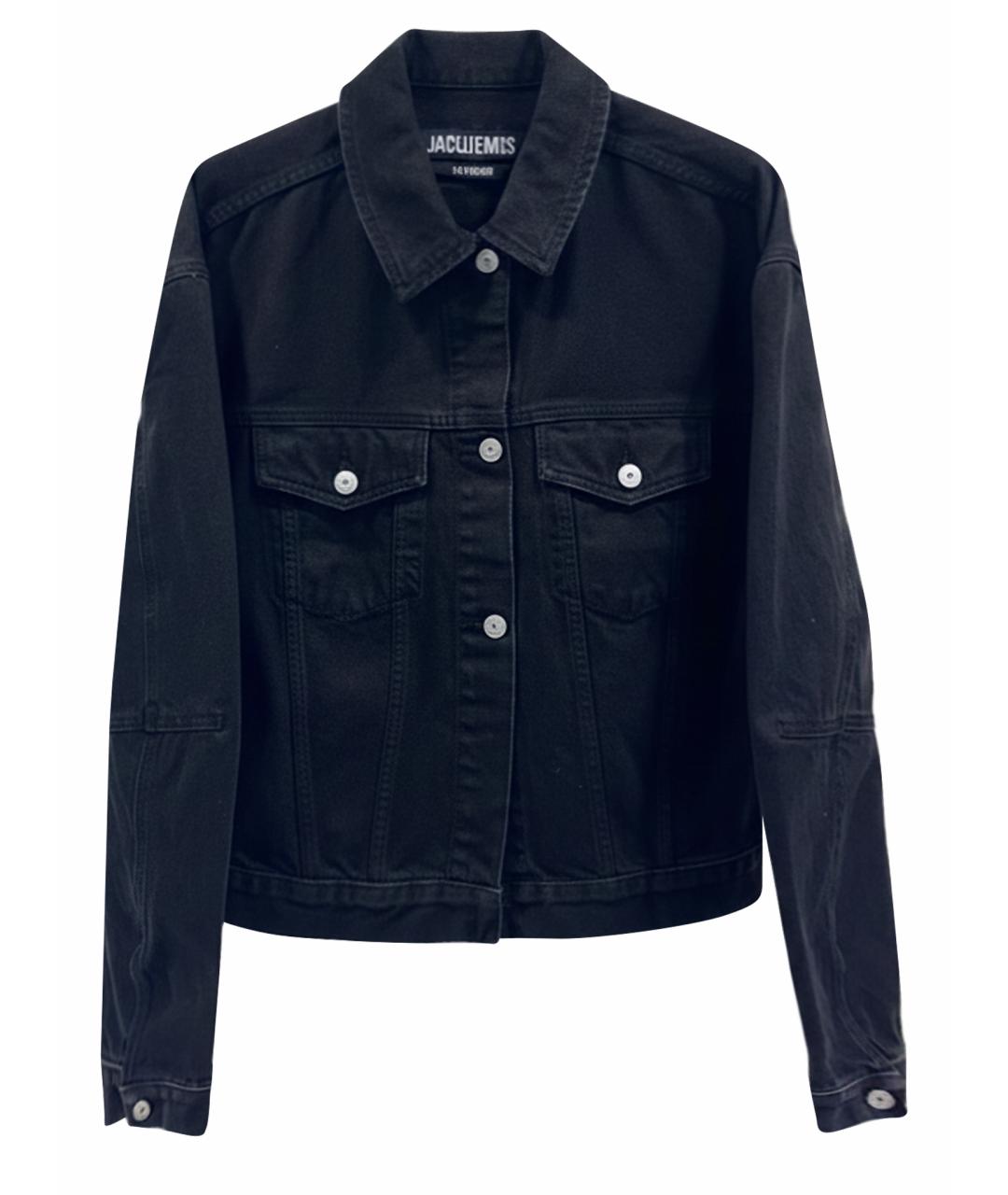 JACQUEMUS Черная хлопковая куртка, фото 1