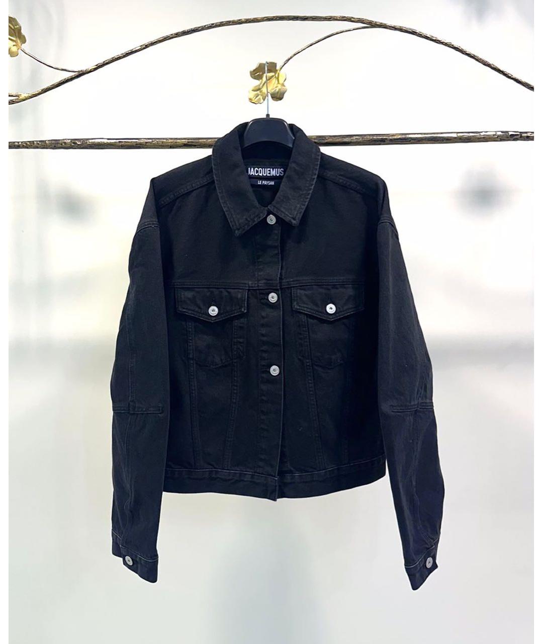 JACQUEMUS Черная хлопковая куртка, фото 9
