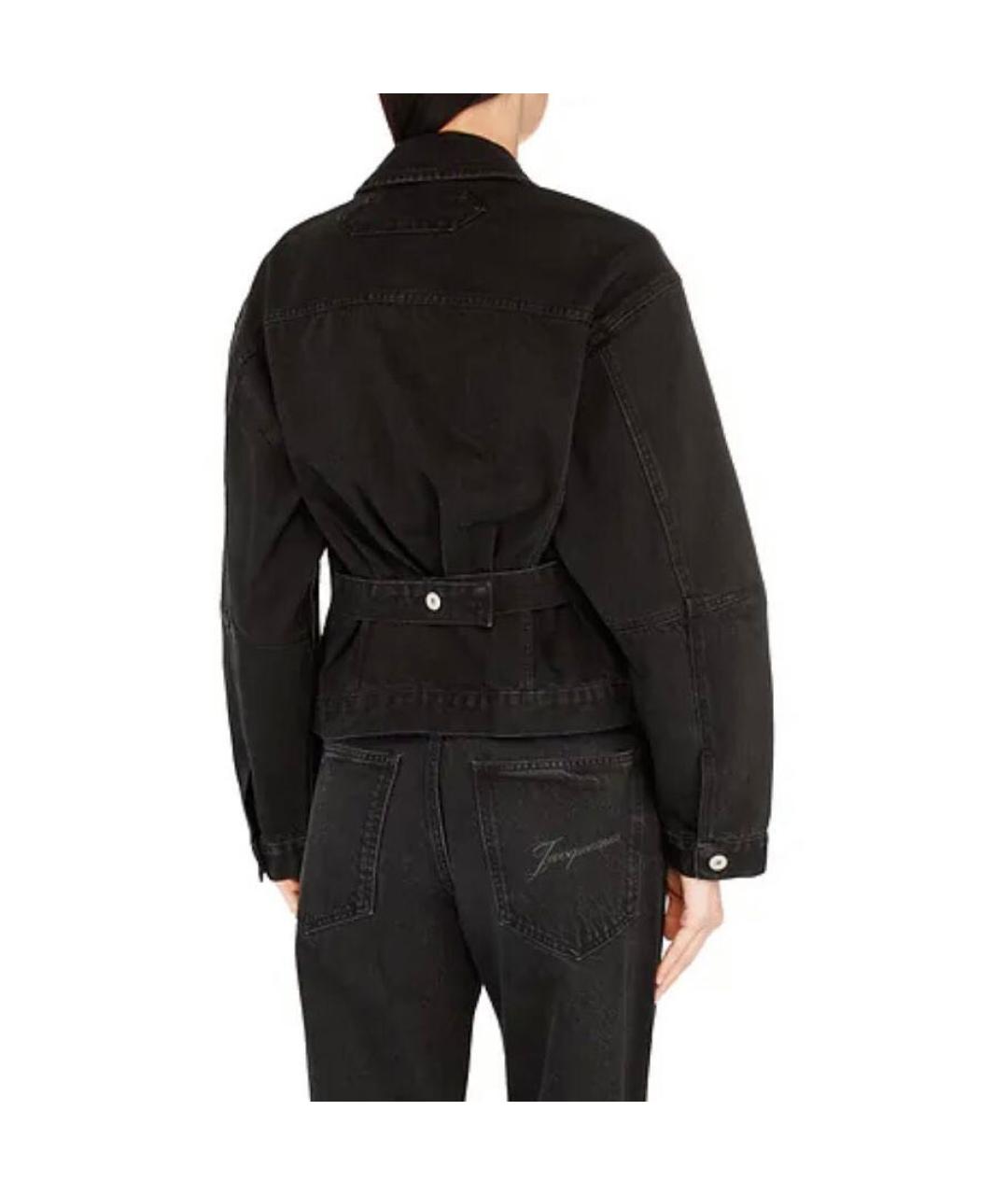 JACQUEMUS Черная хлопковая куртка, фото 8