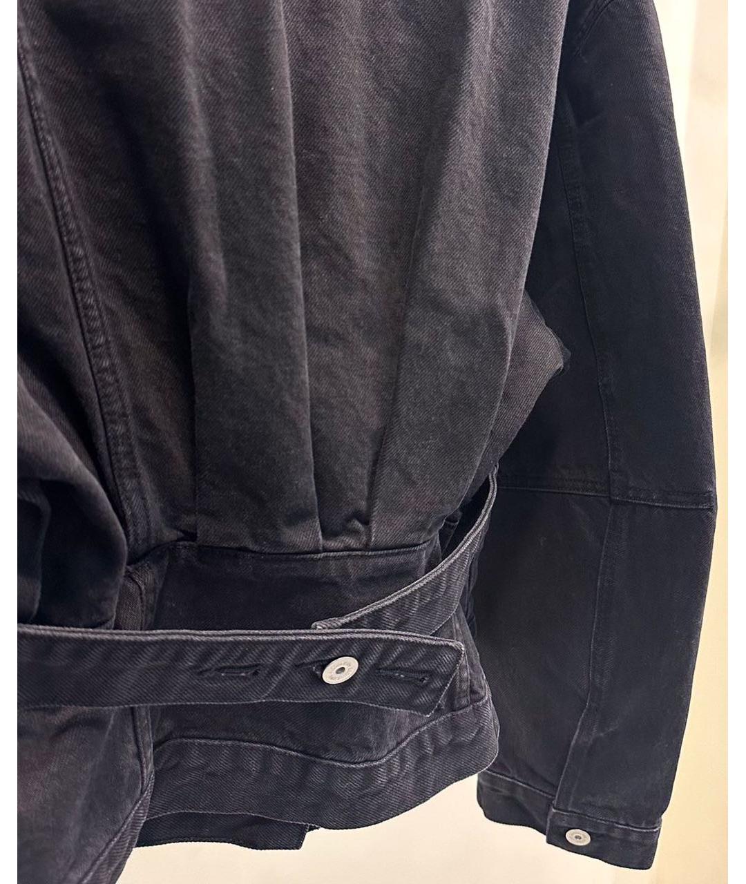 JACQUEMUS Черная хлопковая куртка, фото 4