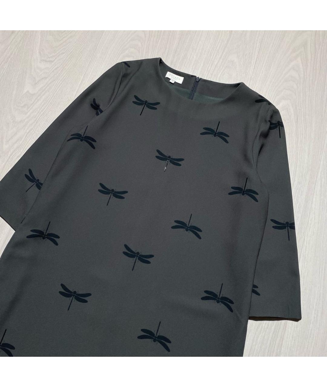 ESCADA Зеленые повседневное платье, фото 2