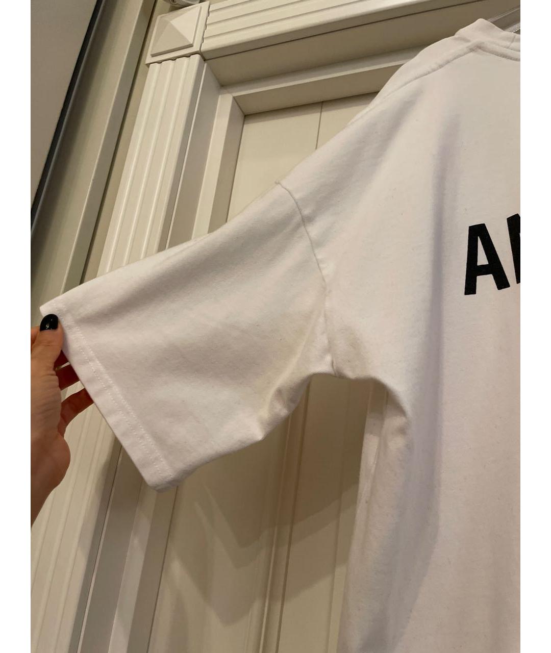 VETEMENTS Белая хлопковая футболка, фото 6