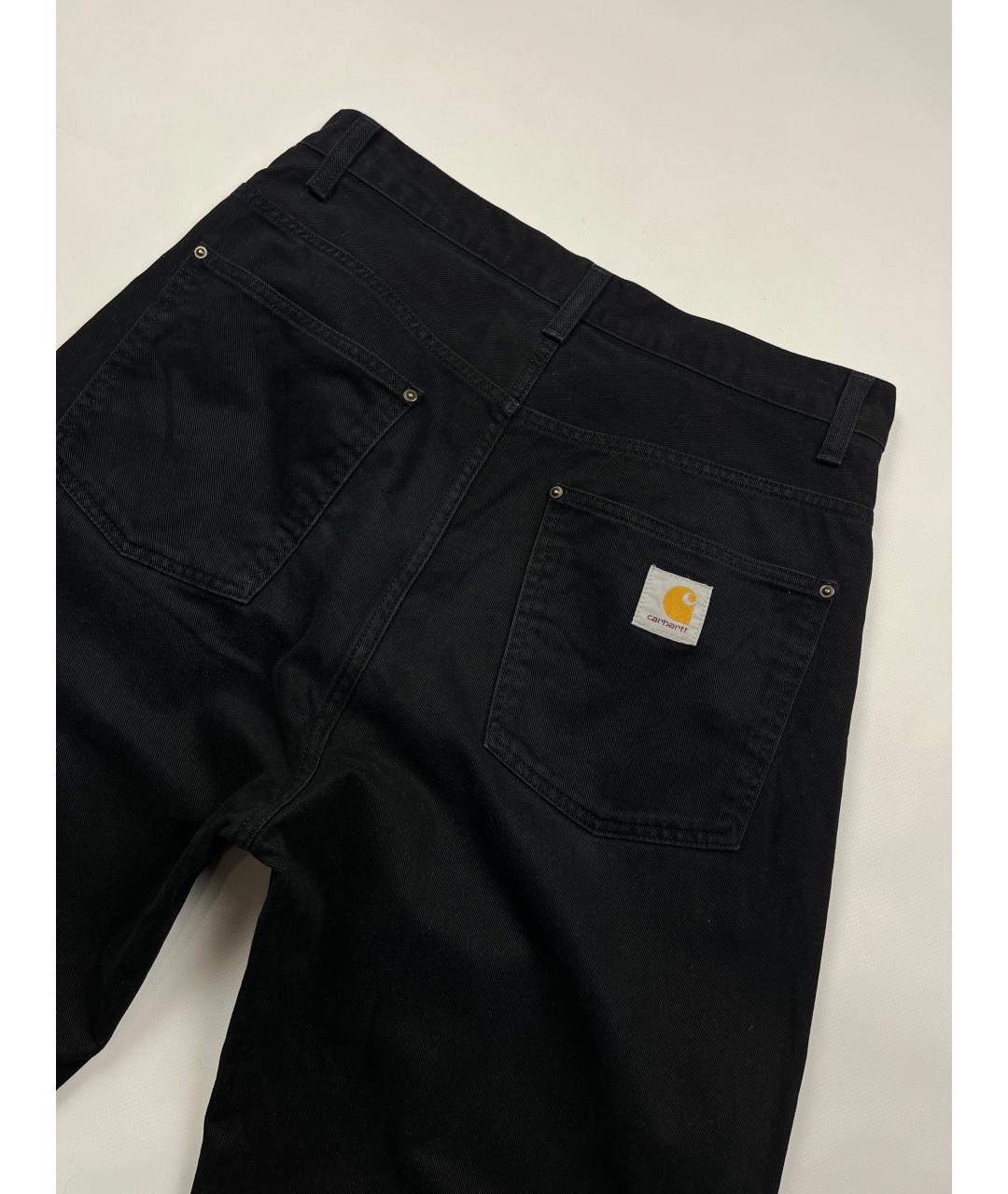 CARHARTT WIP Черные хлопковые джинсы, фото 4