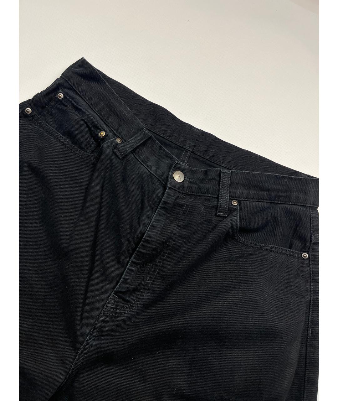 CARHARTT WIP Черные хлопковые джинсы, фото 2