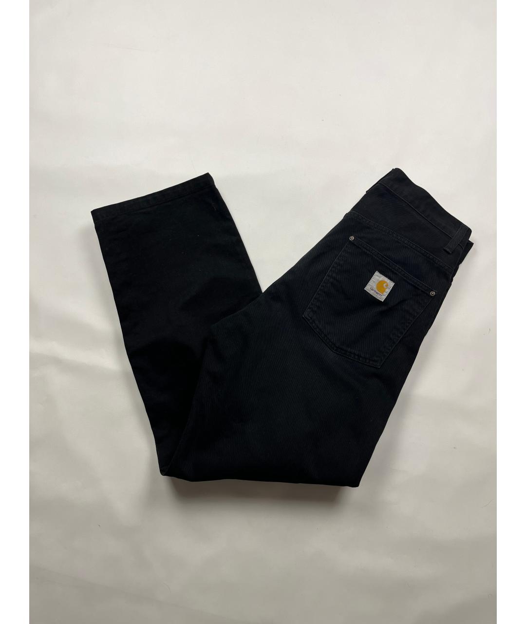 CARHARTT WIP Черные хлопковые джинсы, фото 6