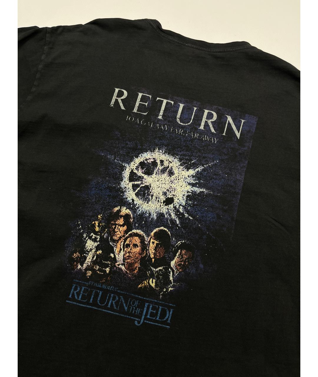 KITH Черная хлопковая футболка, фото 5