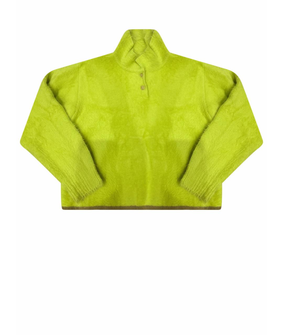 JACQUEMUS Салатовый вискозный джемпер / свитер, фото 1