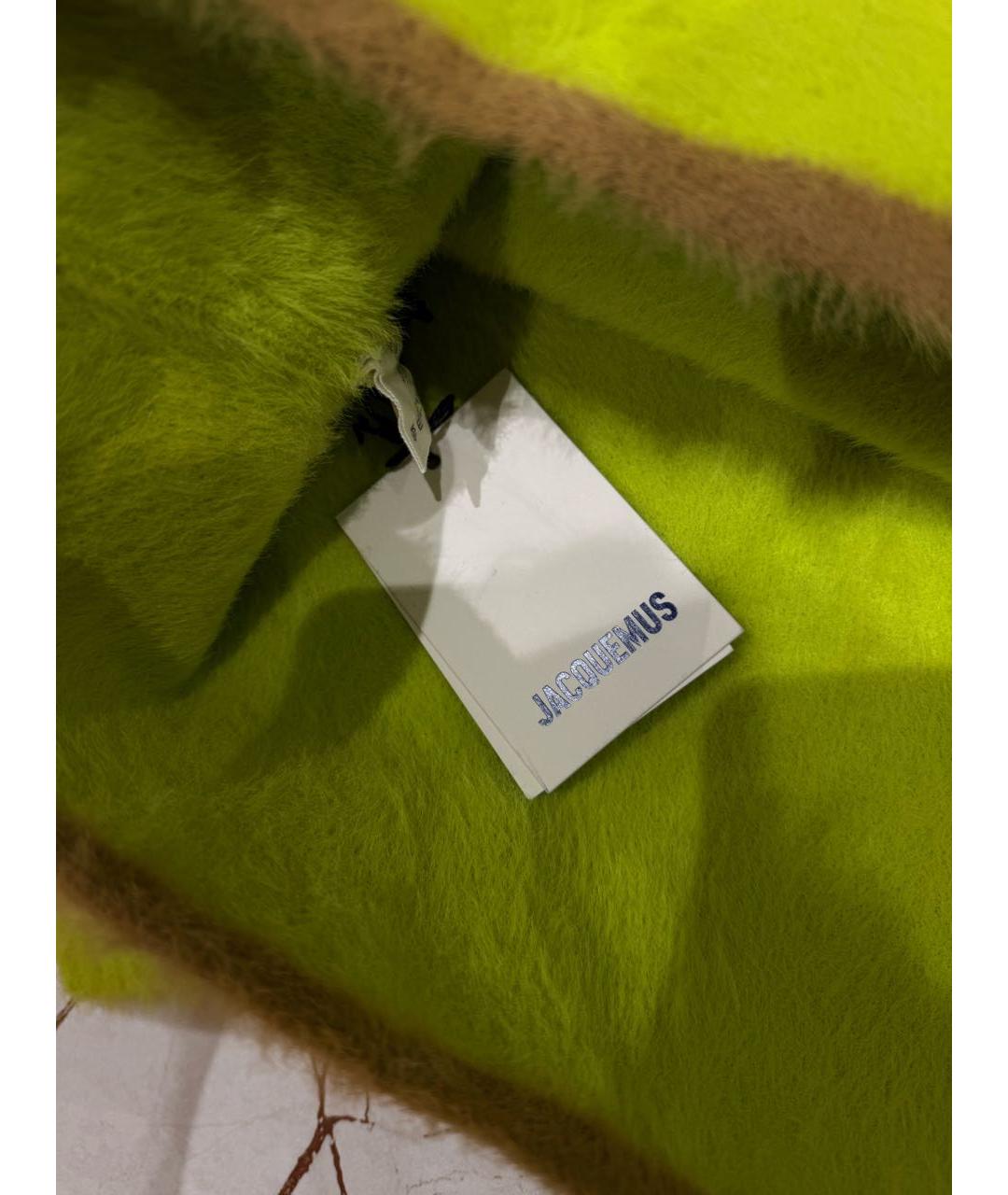JACQUEMUS Салатовый вискозный джемпер / свитер, фото 4