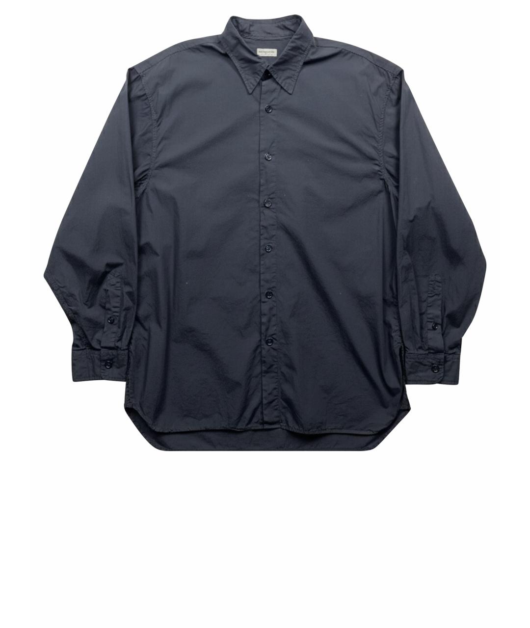 DRIES VAN NOTEN Синяя хлопковая классическая рубашка, фото 1