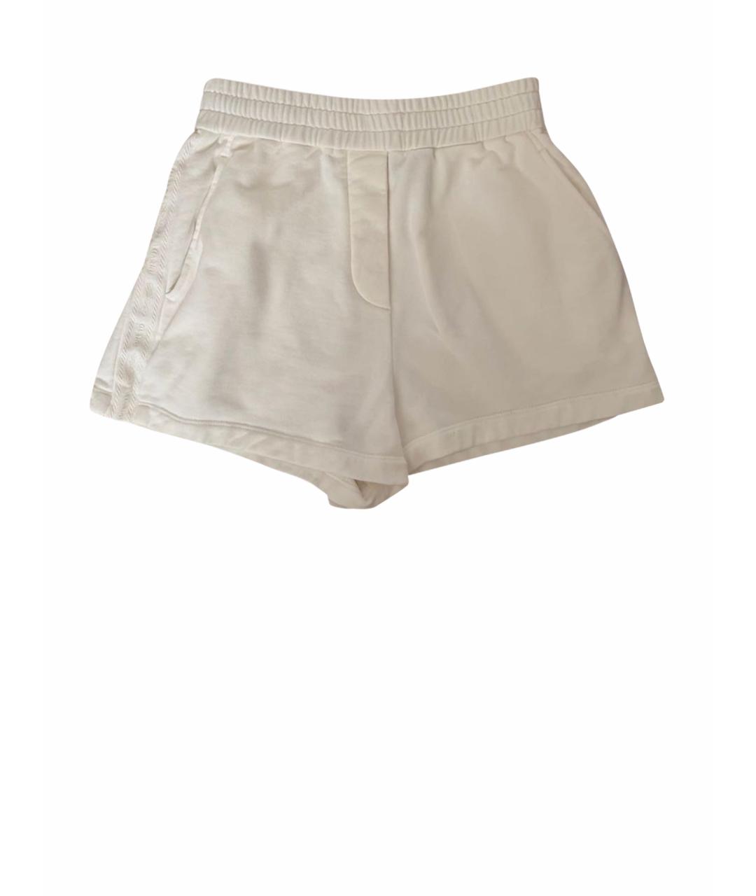 PRADA Белые хлопковые шорты, фото 1