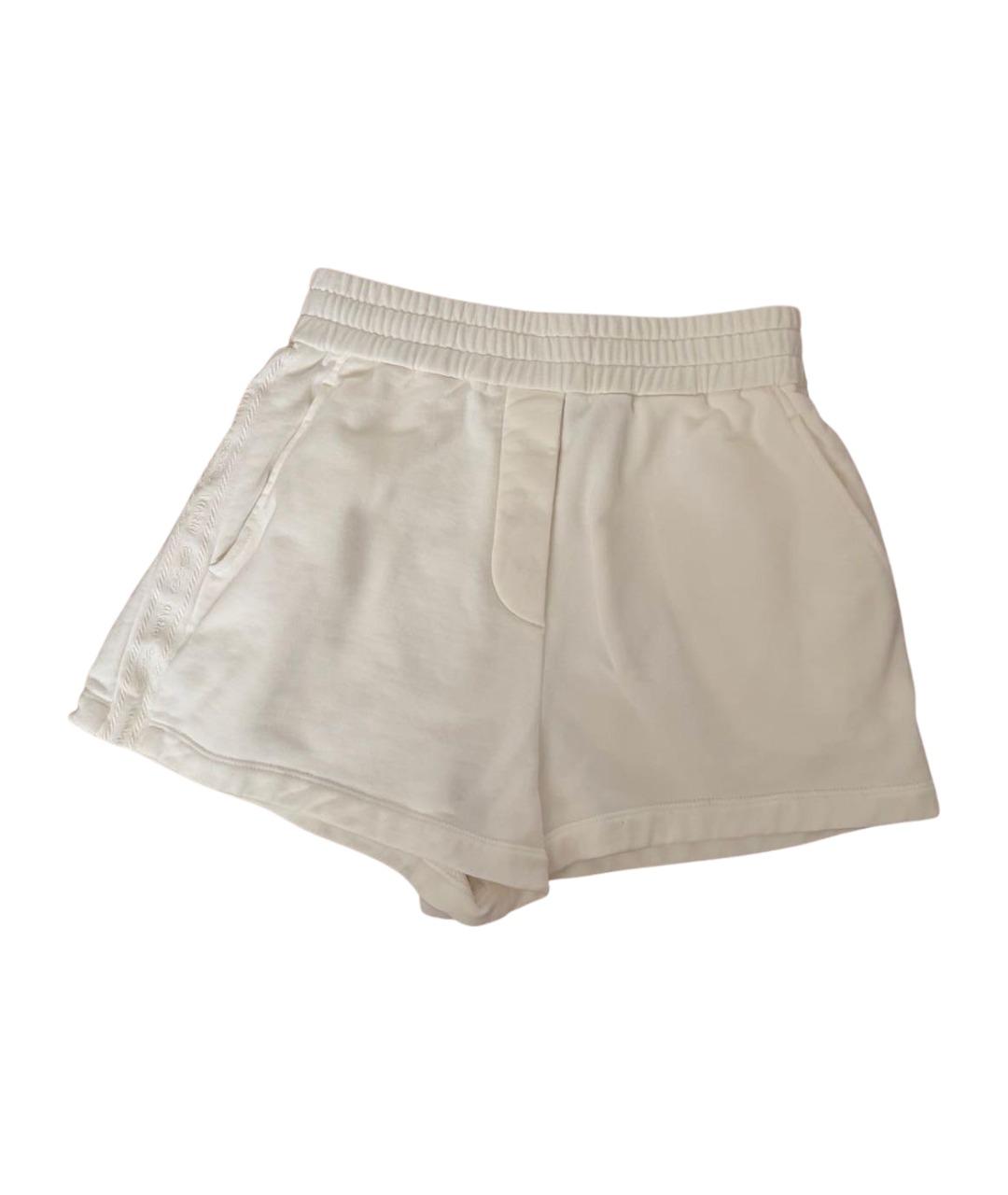PRADA Белые хлопковые шорты, фото 9
