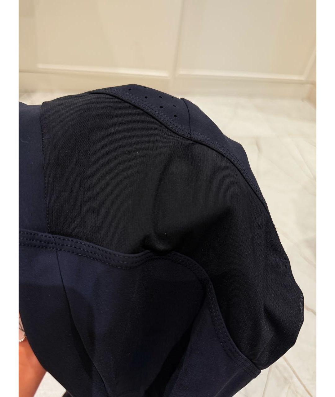 MONCLER Черные полиамидовые спортивные брюки и шорты, фото 5