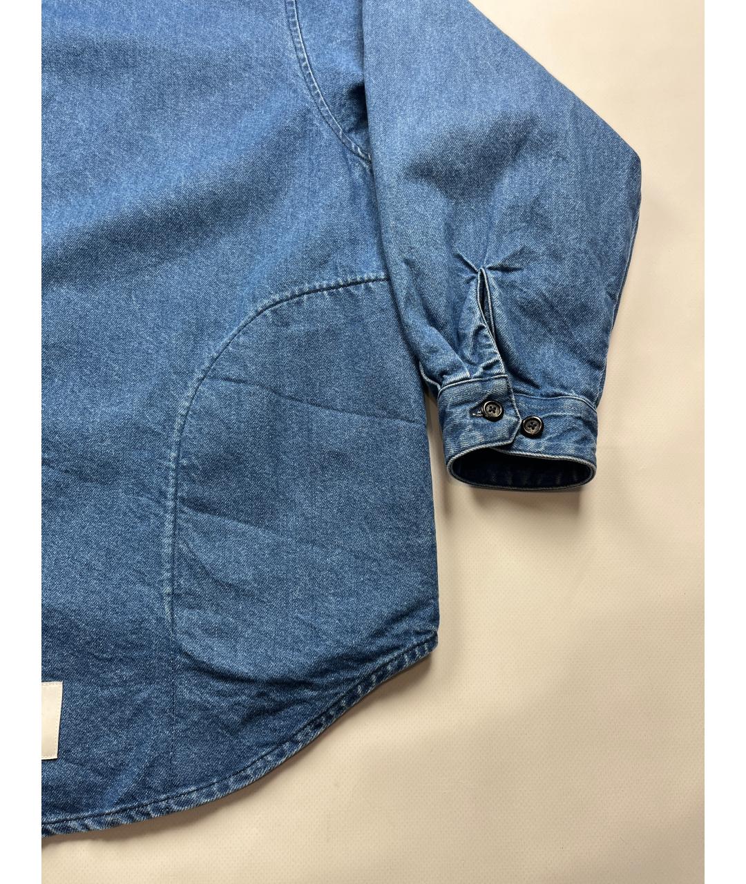 WTAPS Синяя хлопковая кэжуал рубашка, фото 4