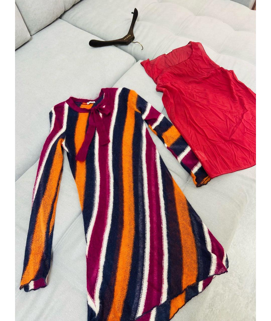 MIU MIU Мульти повседневное платье, фото 2