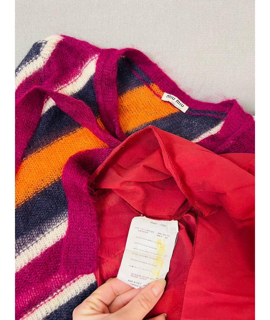 MIU MIU Мульти повседневное платье, фото 4