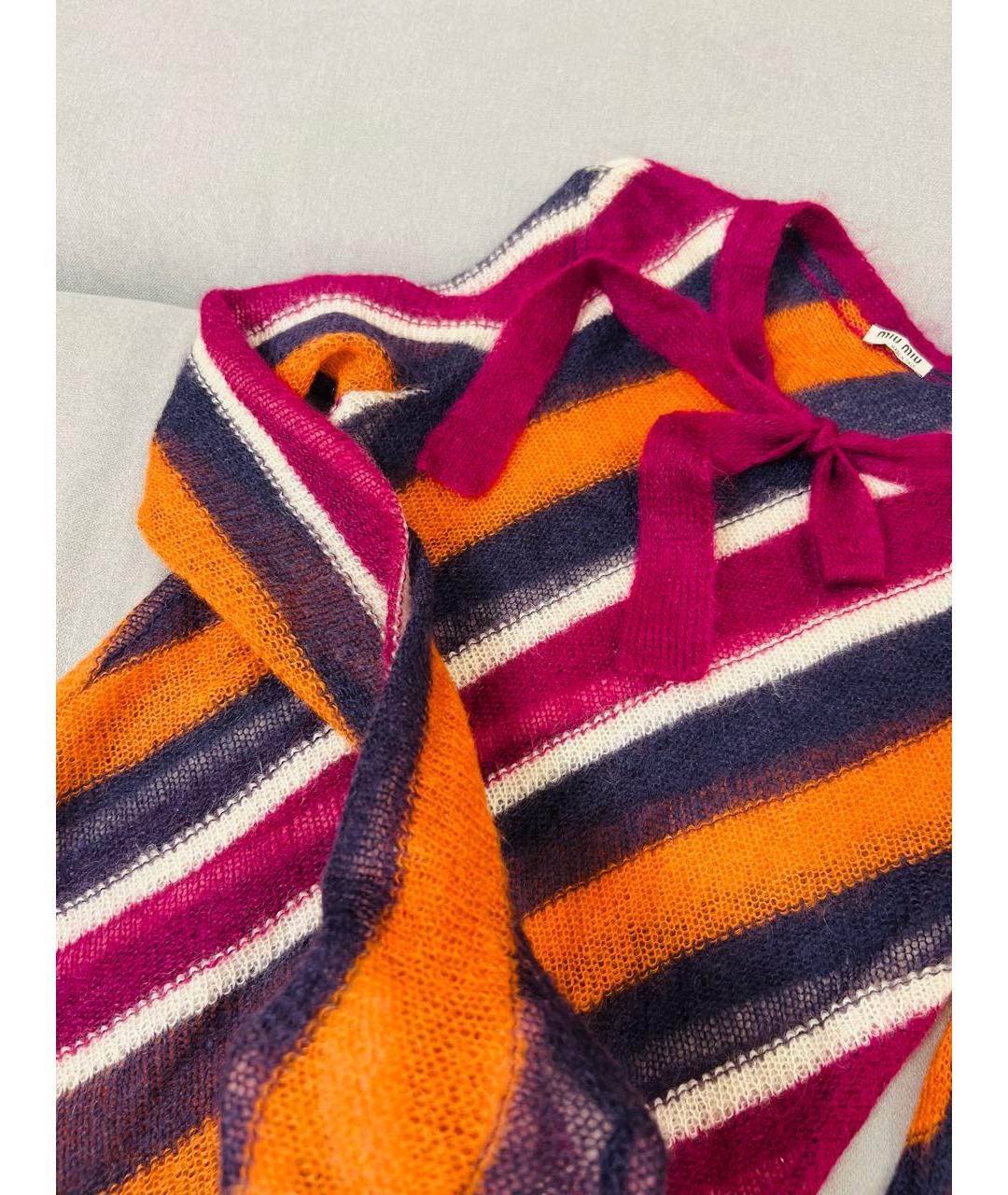 MIU MIU Мульти повседневное платье, фото 8