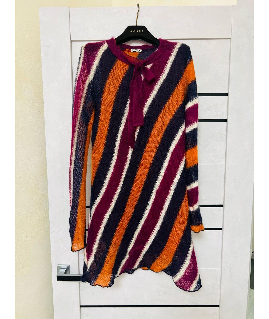 MIU MIU Мульти повседневное платье, фото 9