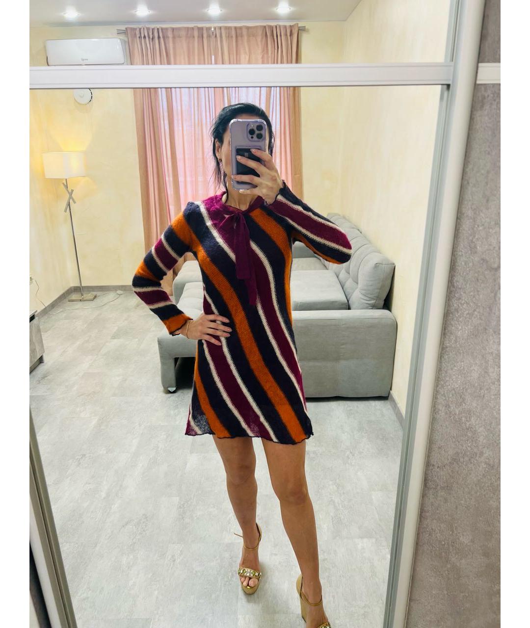 MIU MIU Мульти повседневное платье, фото 6