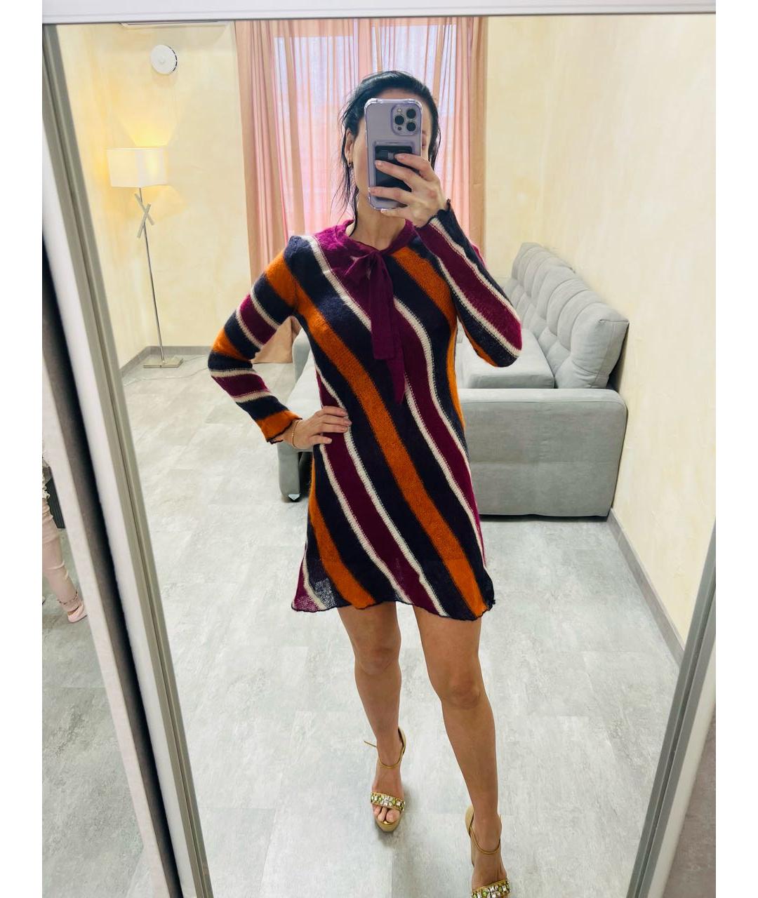 MIU MIU Мульти повседневное платье, фото 5