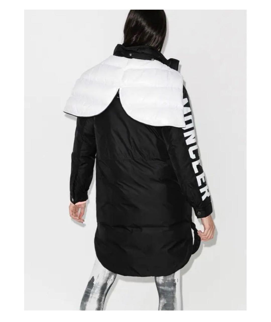MONCLER Черный пуховик, фото 2