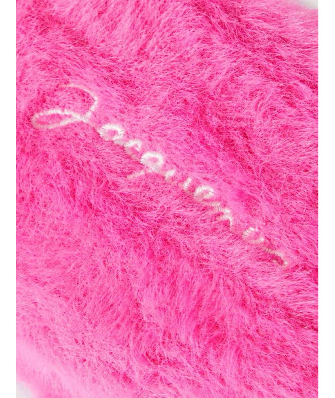 JACQUEMUS Розовая повязка на голову, фото 2