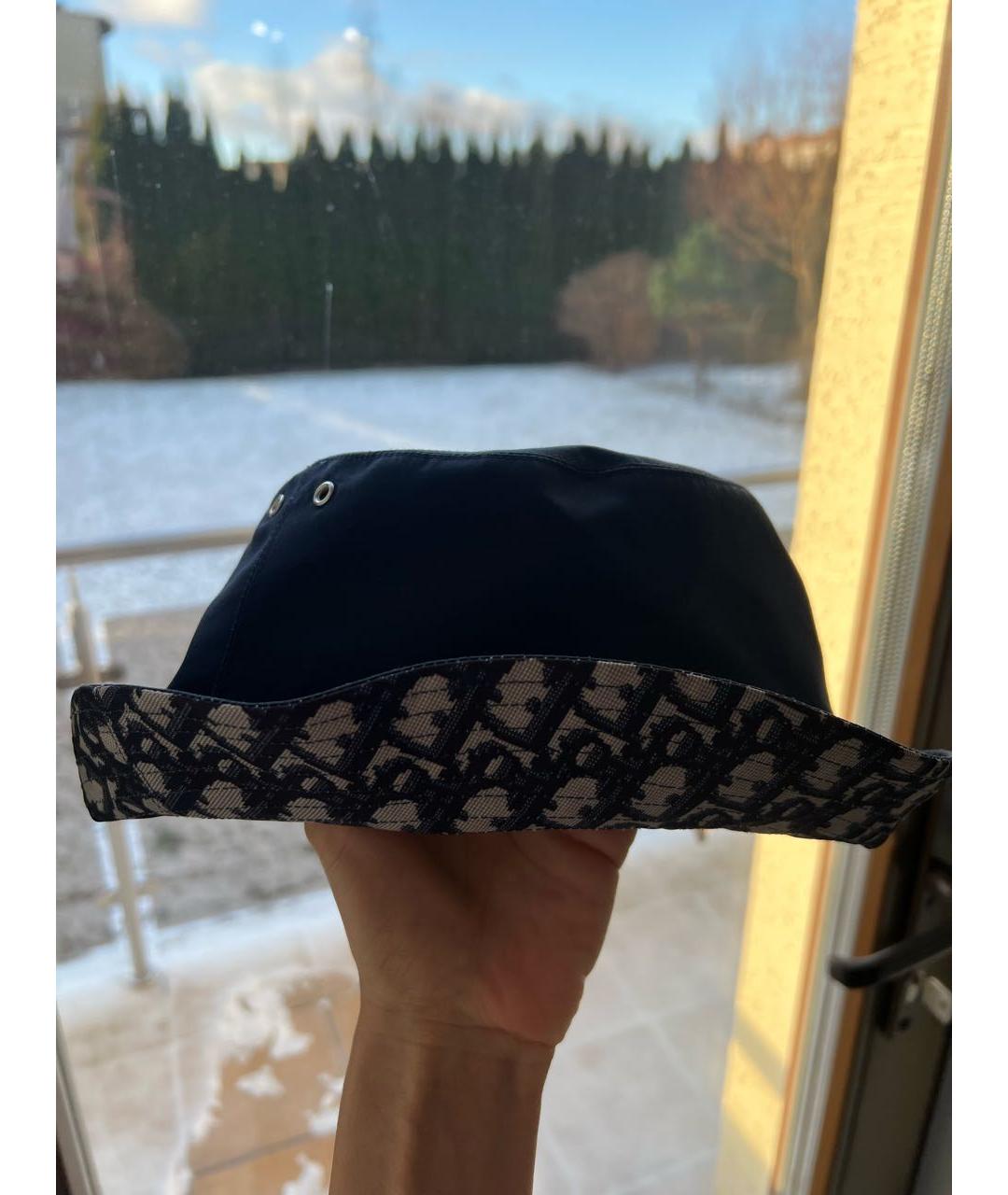 CHRISTIAN DIOR Синяя панама, фото 4