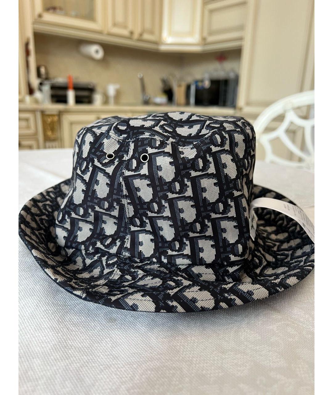 CHRISTIAN DIOR Синяя панама, фото 5