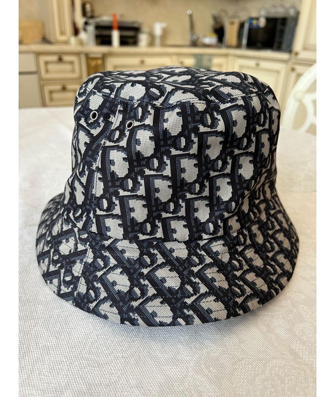 CHRISTIAN DIOR Синяя панама, фото 8