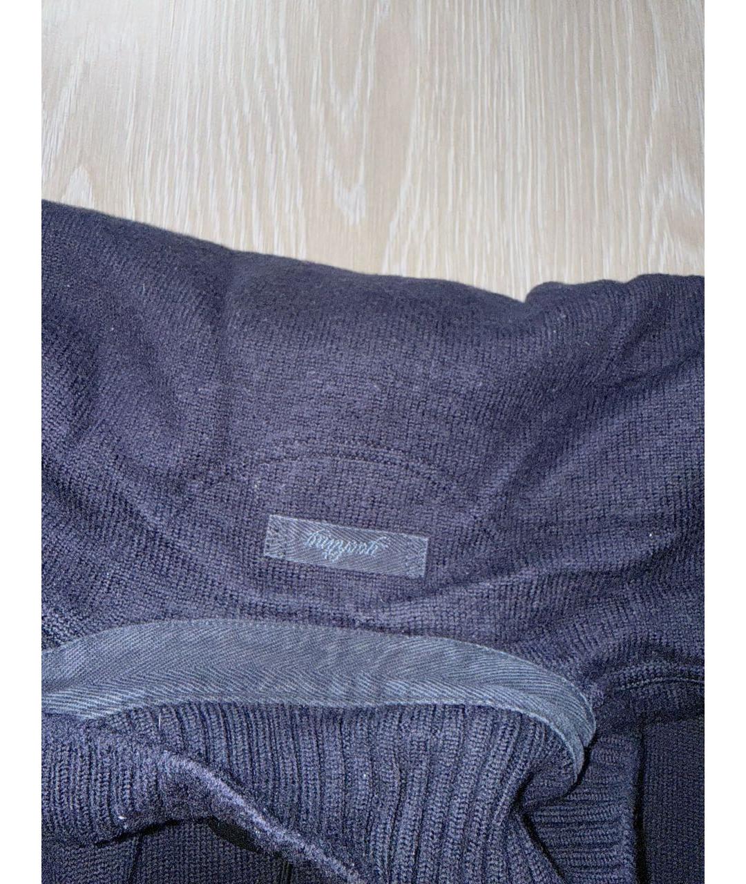PAUL & SHARK Темно-синий шерстяной джемпер / свитер, фото 6