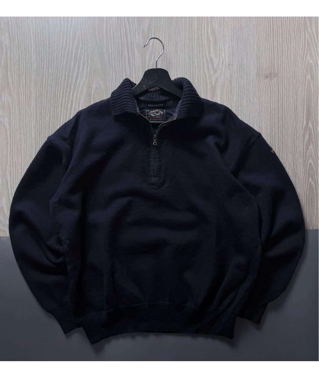 PAUL & SHARK Темно-синий шерстяной джемпер / свитер, фото 9