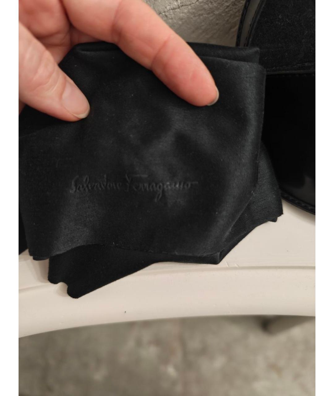 FERRAGAMO Серебряные металлические солнцезащитные очки, фото 7