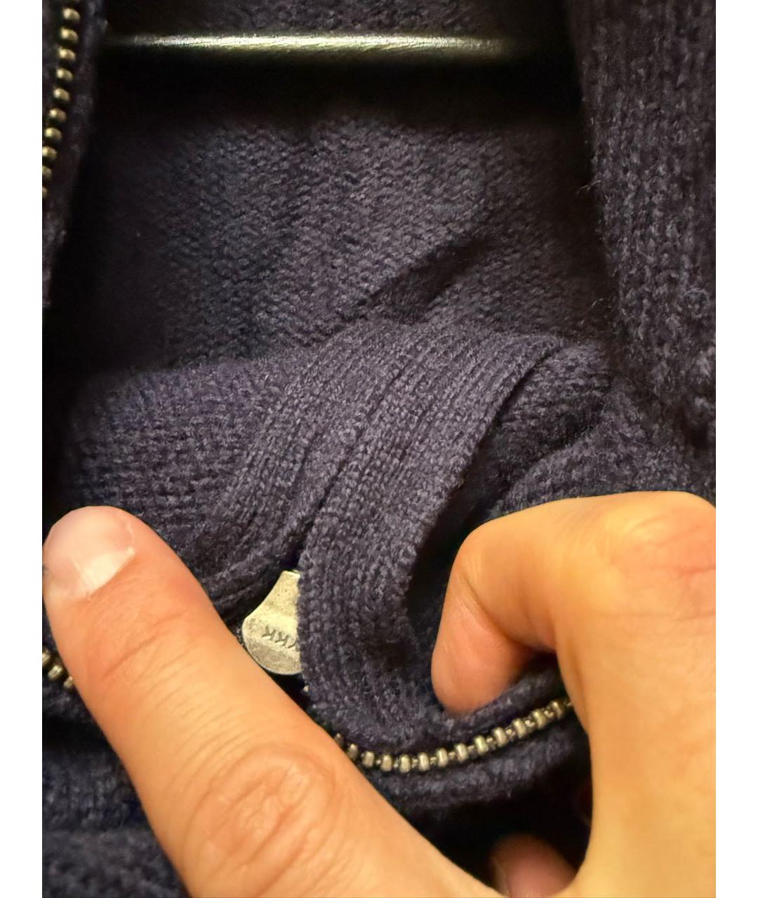 POLO RALPH LAUREN Темно-синий шерстяной джемпер / свитер, фото 6