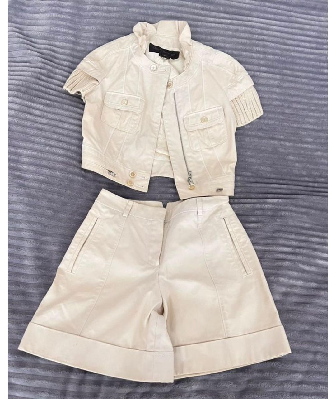LOUIS VUITTON Бежевый костюм с брюками, фото 9