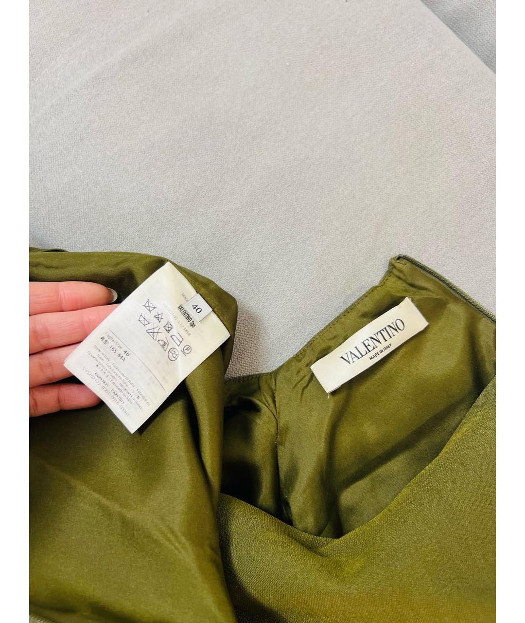 VALENTINO Зеленые повседневное платье, фото 3