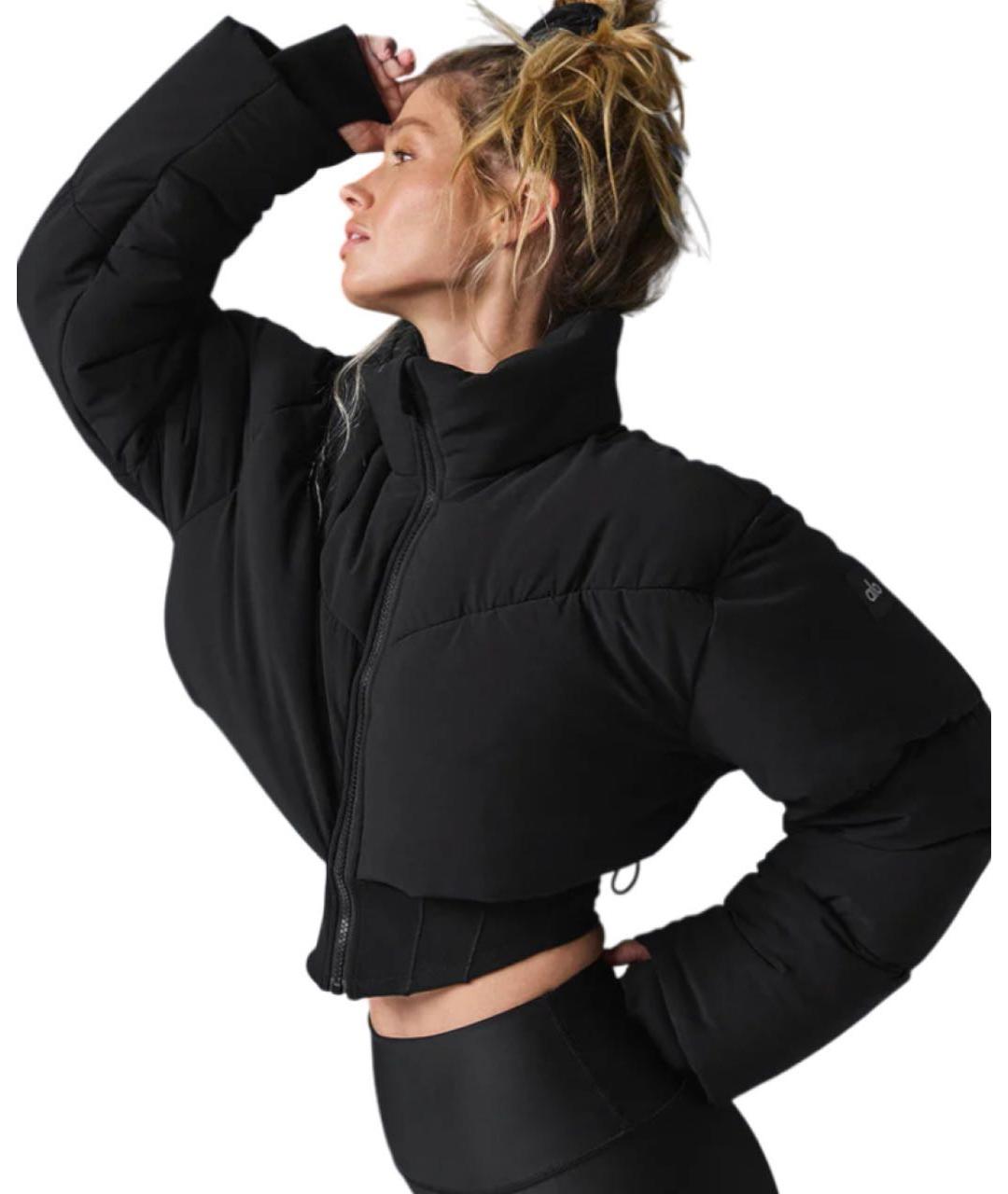 ALO YOGA Черный полиэстеровый пуховик, фото 4