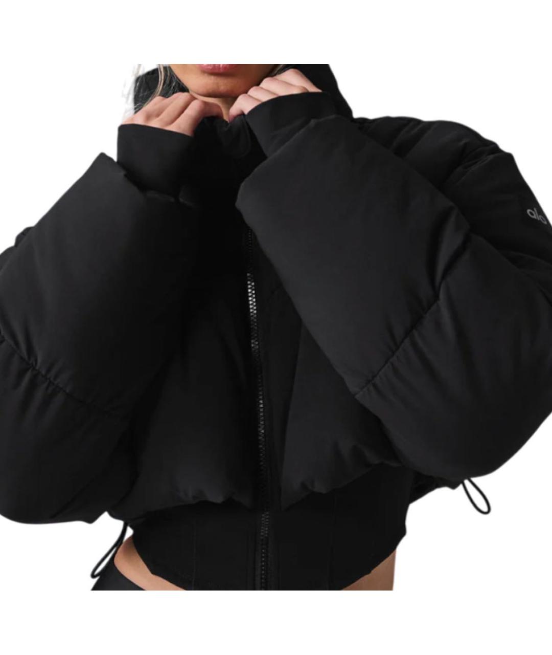 ALO YOGA Черный полиэстеровый пуховик, фото 2