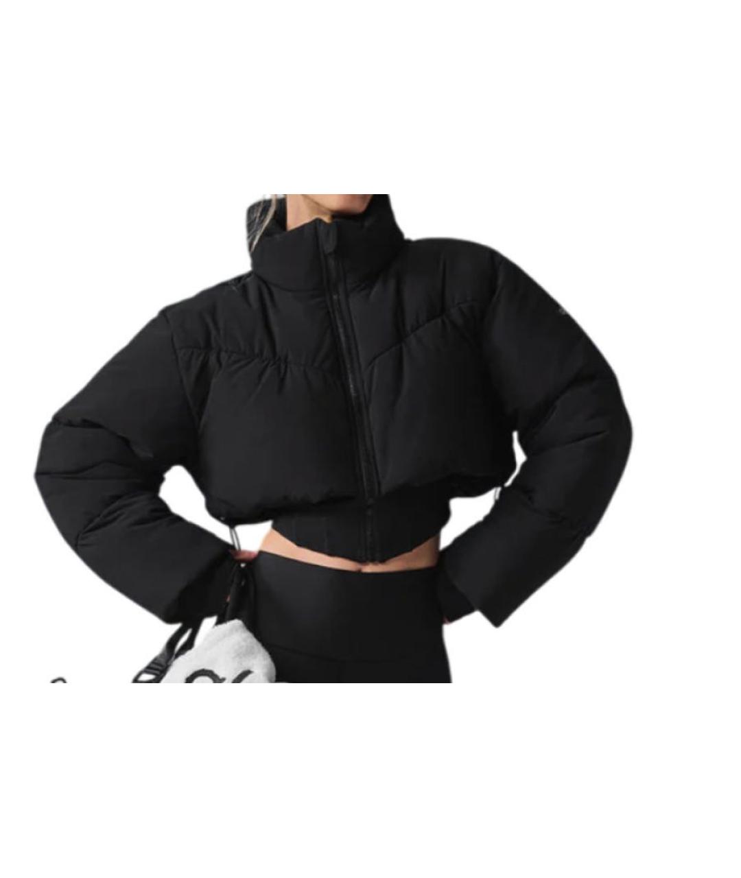 ALO YOGA Черный полиэстеровый пуховик, фото 5