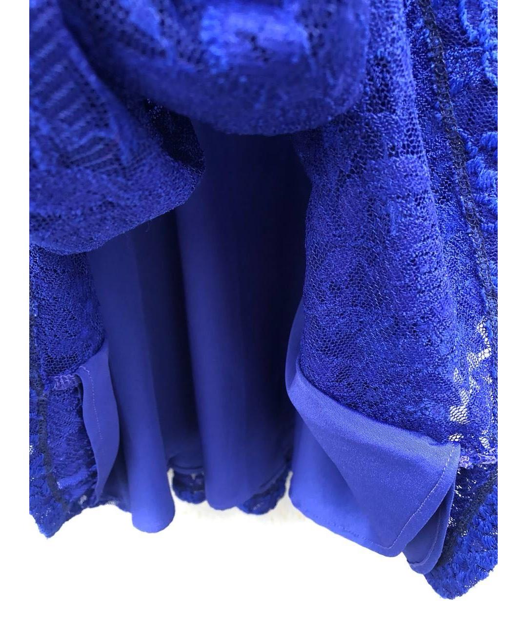 BLUGIRL Синее хлопковое коктейльное платье, фото 7