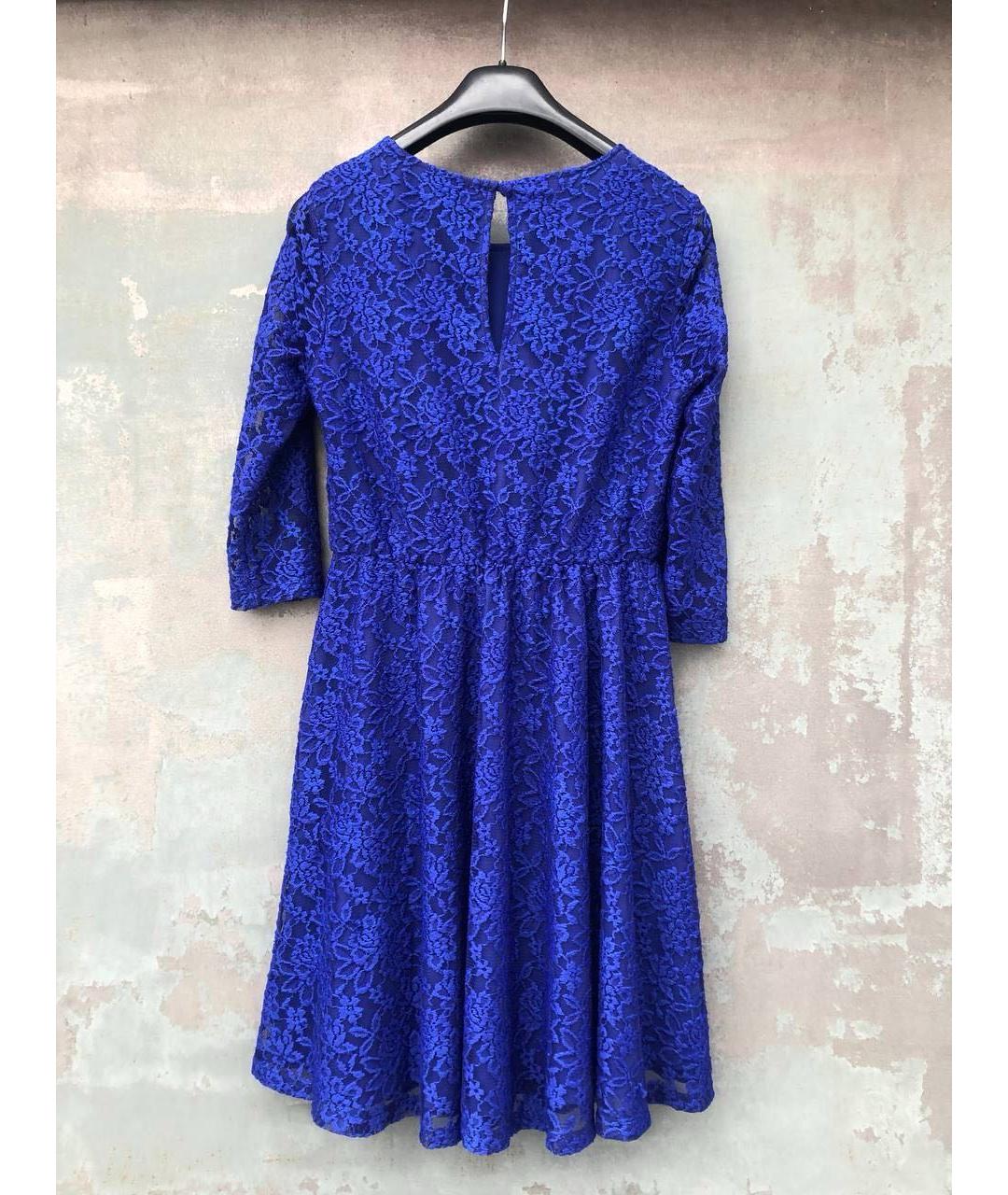 BLUGIRL Синее хлопковое коктейльное платье, фото 8