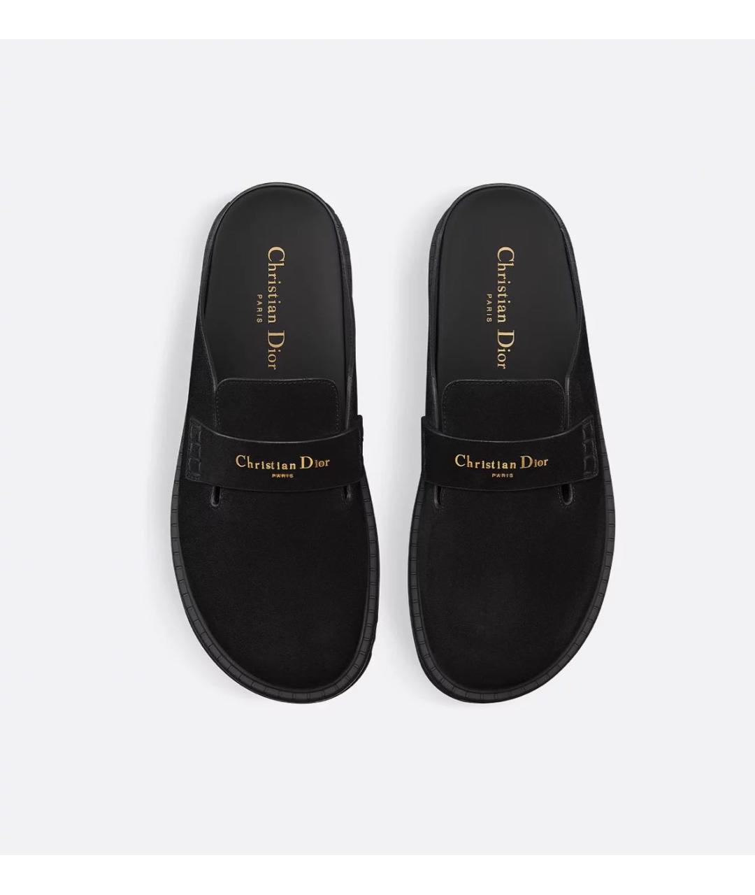 CHRISTIAN DIOR Черные мюли, фото 4