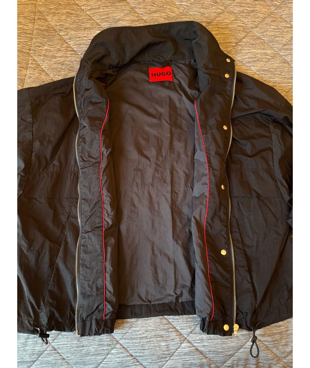 HUGO Черная куртка, фото 3
