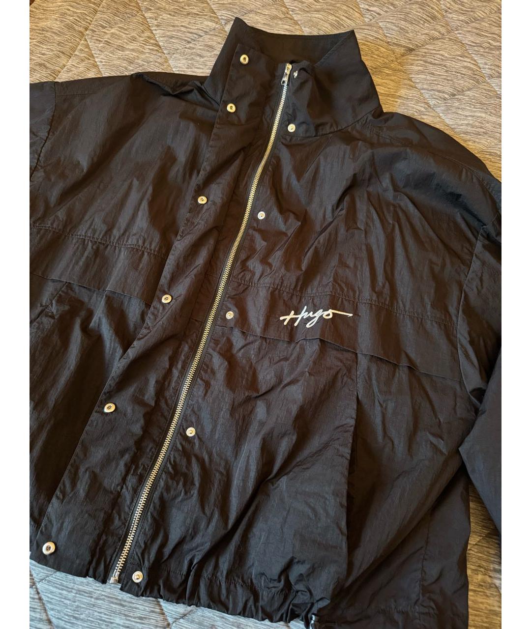 HUGO Черная куртка, фото 2