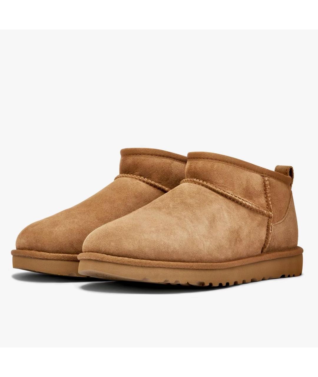 UGG AUSTRALIA Коричневые замшевые ботинки, фото 8