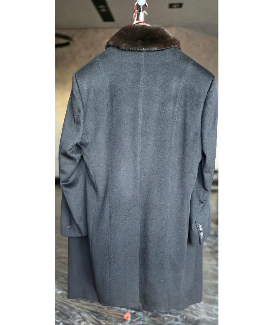 ZILLI Черное кашемировое пальто, фото 2