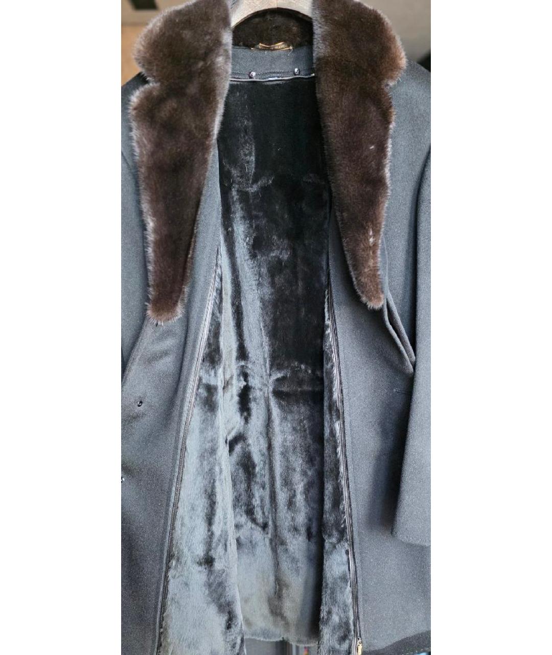 ZILLI Черное кашемировое пальто, фото 4