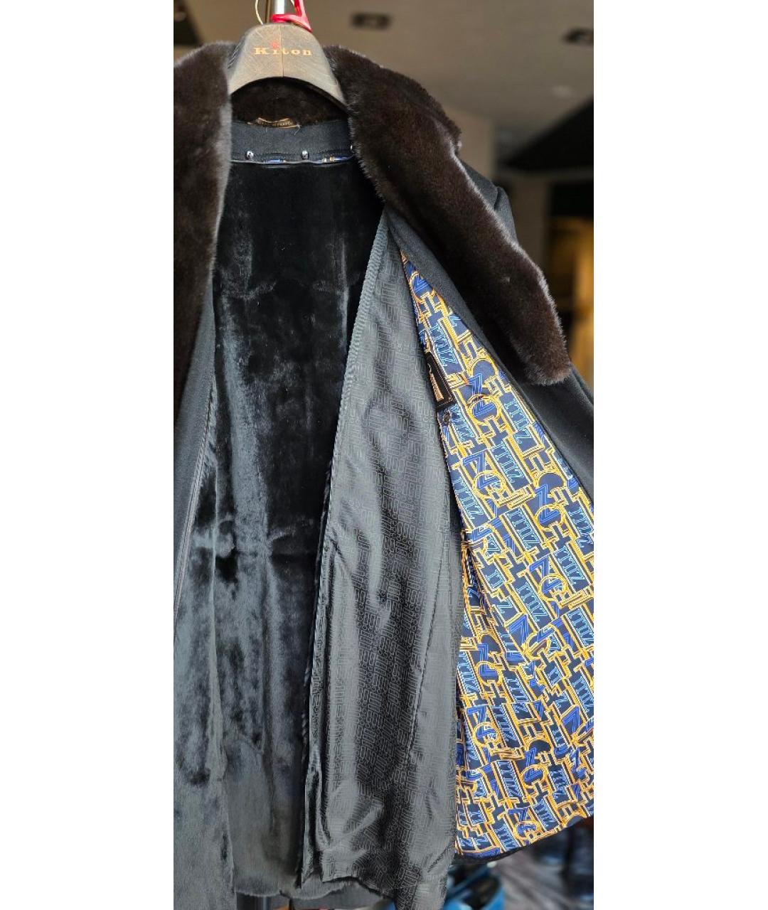 ZILLI Черное кашемировое пальто, фото 5