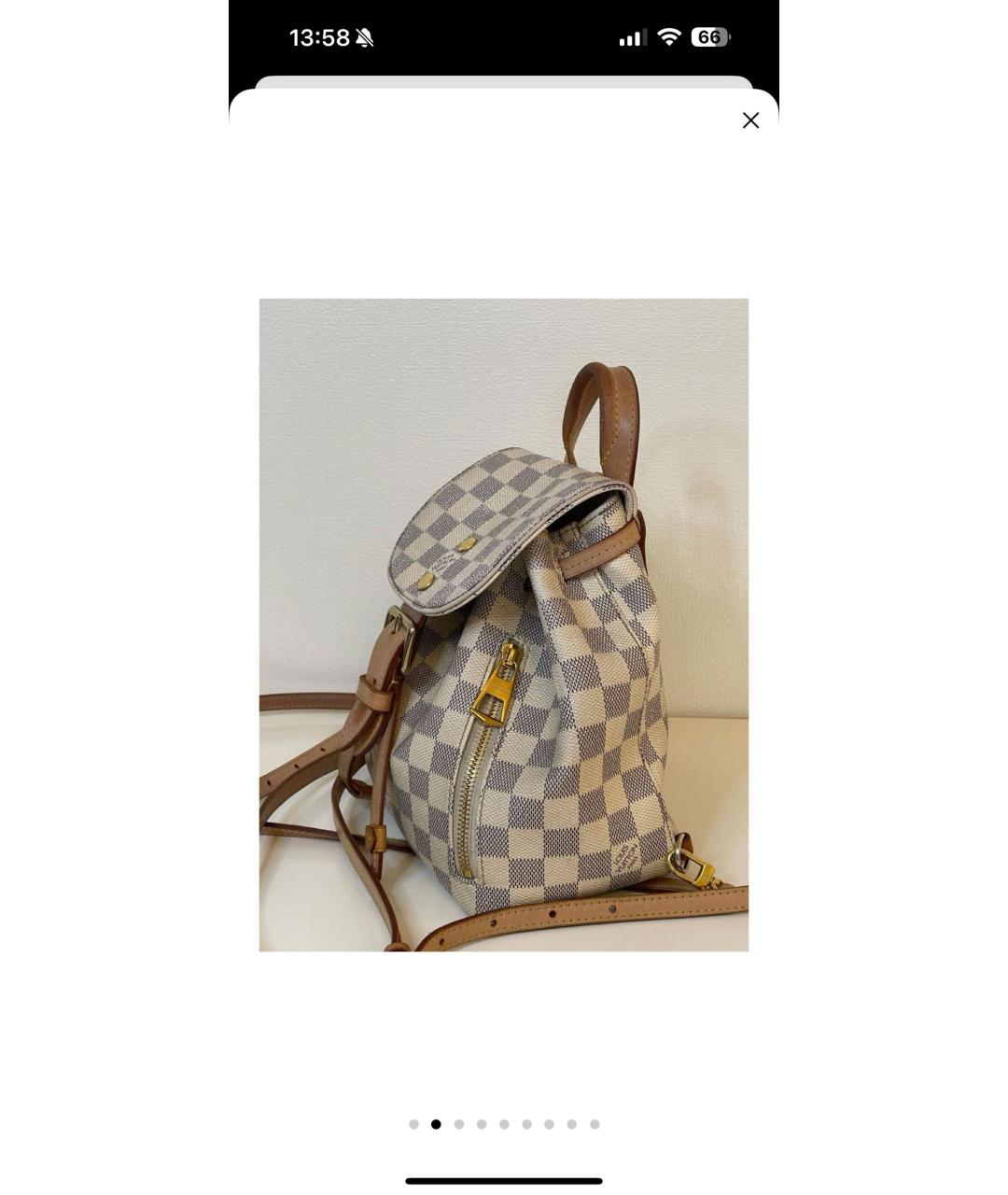 LOUIS VUITTON Бежевый рюкзак, фото 2