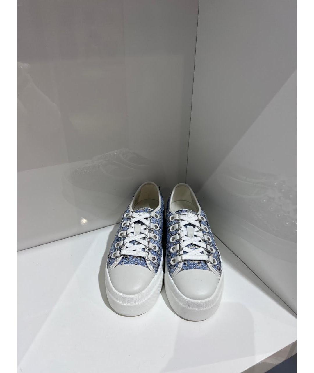 SANTONI Мульти текстильные кеды, фото 3